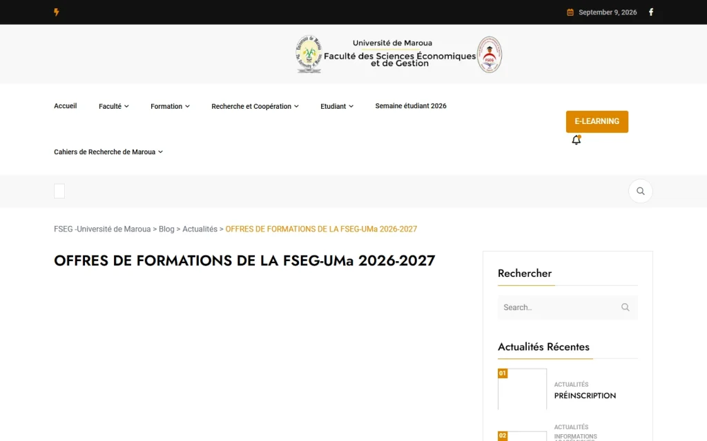 Offres de formation sur ordinateur
